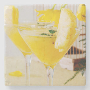 Ananas- und Ingwer-Fresca-Cocktail Steinuntersetzer