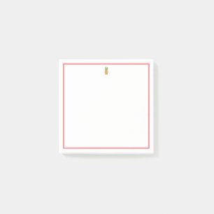 Ananas und Korallen Post-it Klebezettel