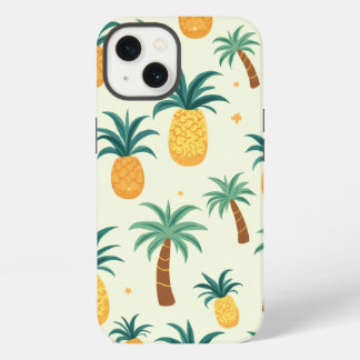 Ananas- und Palmenmuster-Design ipone-Hüllen iPhone 13 Hülle