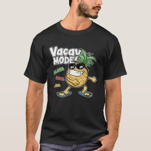 Ananas-Vacay-Modus Aloha Hawaii-Rumpf T-Shirt