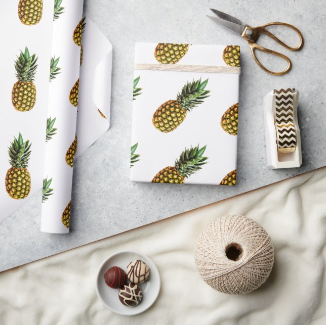 Ananas-Verpackungspapier Geschenkpapier (Kunsthandwerk)