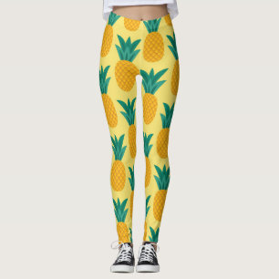 Ananas Vintag: Fruchtbares Muster Delight. Leggings