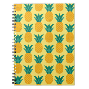 Ananas Vintag: Fruchtbares Muster Delight. Notizblock
