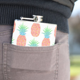 Ananas Vinyl Wrapped Flask Flachmann
