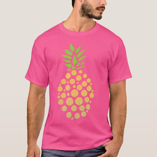 Ananas Volleyball Funny T-Shirt (Vorderseite)