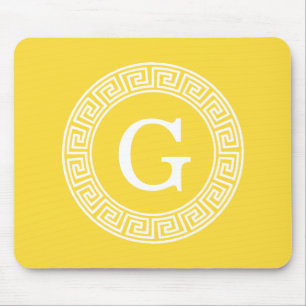 Ananas, was für ein erstes Monogramm des griechisc Mousepad
