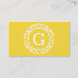 Ananas, was für ein erstes Monogramm des griechisc Visitenkarte