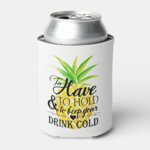 Ananas-Wasserfarbe, um Hochzeitsgetränk halten zu Dosenkühler