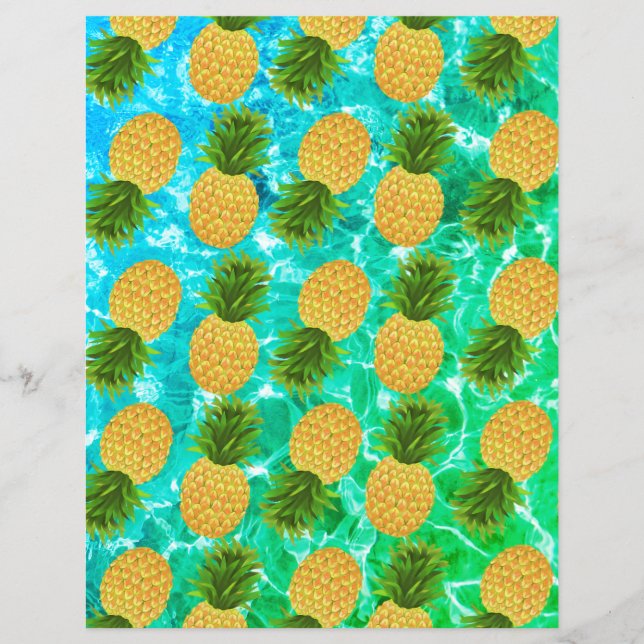 Ananas-Wasserpapier (Vorderseite)