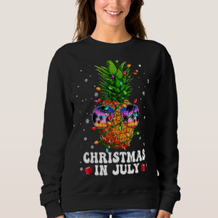 Ananas Weihnachten im Juli Aloha Hawaii Strände H Sweatshirt