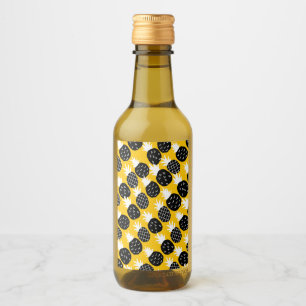Ananas Weinetikett