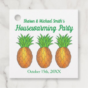 Ananas Welcome Open House Housewarming Party Geschenkanhänger