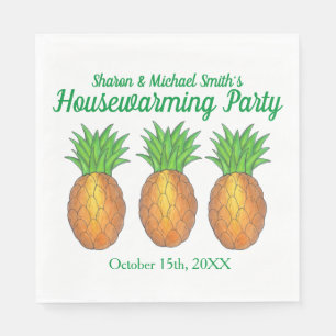 Ananas Welcome Open House Housewarming Party Serviette
