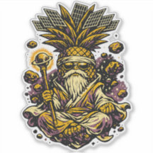 Ananas Weltraum Sensei — Vintage Kosmischer Meiste