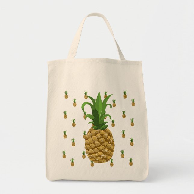 Ananas Wiederverwendbare Lebensmittelverpackung Tragetasche (Vorne)