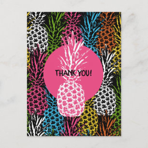 Ananas Wild und Süß Postkarte