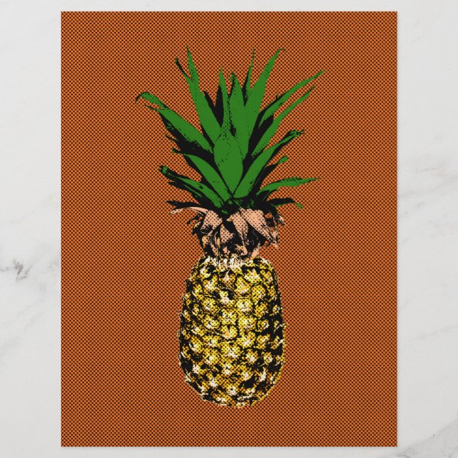 Ananas-Zeitungspapier (Vorderseite)