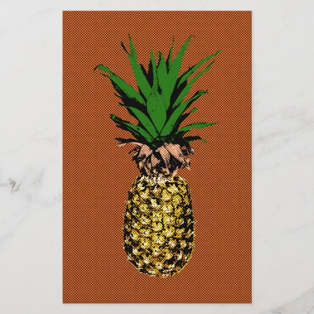 Ananas-Zeitungspapier Briefpapier (Vorderseite)