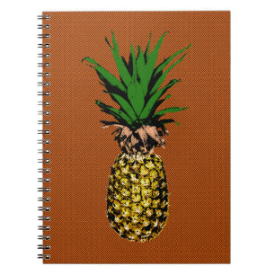 Ananas-Zeitungspapier Notizblock