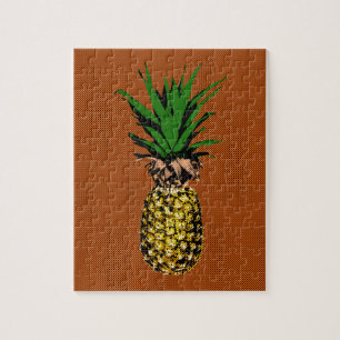 Ananas-Zeitungspapier Puzzle