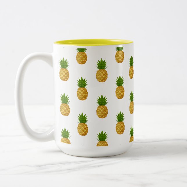 Ananas Zweifarbige Tasse (Links)