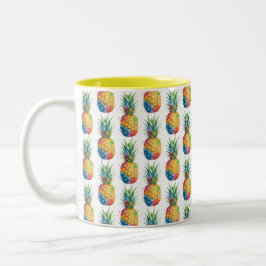 Ananas Zweifarbige Tasse