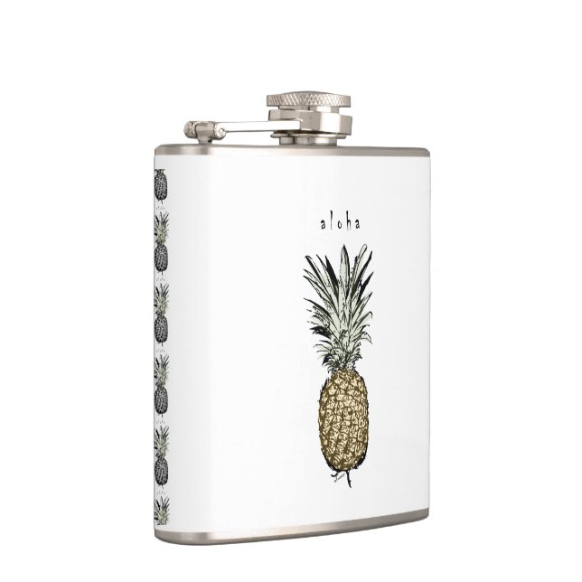 AnanasAloha viel Glückflasche Flachmann (Rechts)
