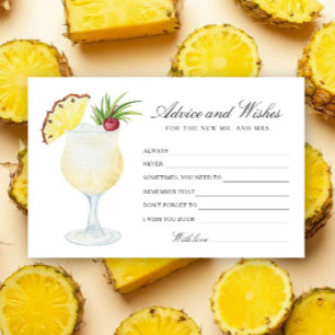 Ananascocktail-Junggesellinnenabschied-Ratschläge Briefpapier
