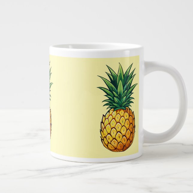 Ananasfrucht Jumbo-Tasse (Rechts)