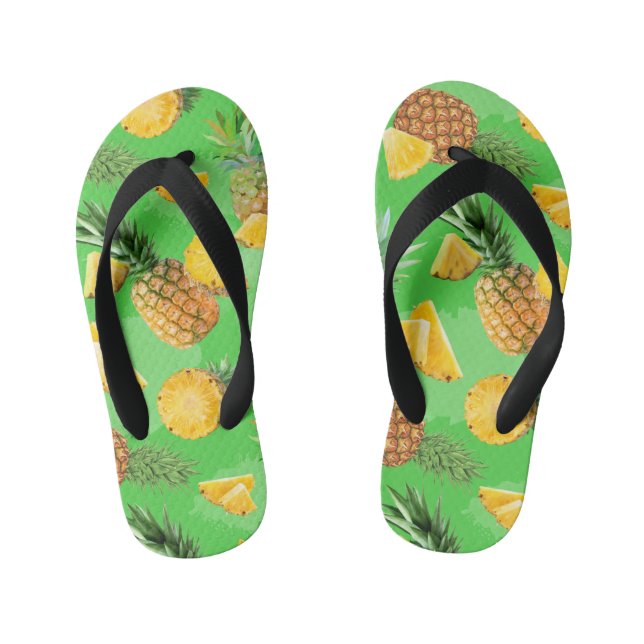 Ananasmuster 6 kinderbadesandalen (Fußbett)