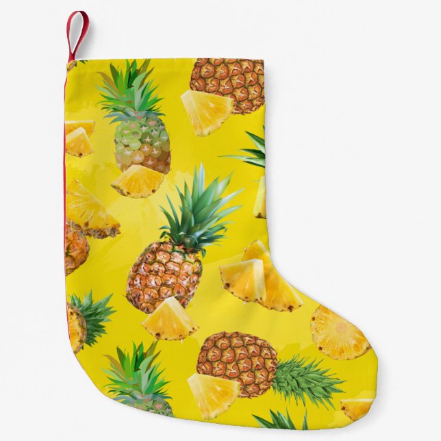 Ananasmuster 7 kleiner weihnachtsstrumpf (Vorderseite)
