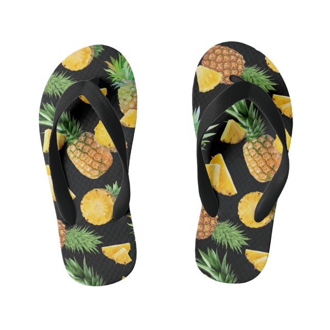 Ananasmuster 8 kinderbadesandalen (Fußbett)