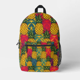 Ananasmuster  bedruckter rucksack