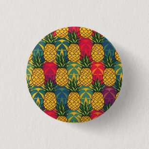 Ananasmuster button