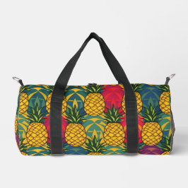Ananasmuster  duffle bag