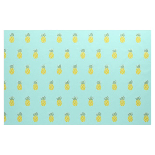 Ananasmuster Gewebe Stoff (Fat Quarter (45,7 x 55,9 cm))