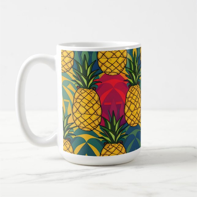 Ananasmuster  kaffeetasse (Links)