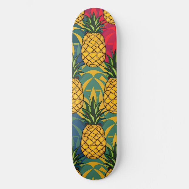 Ananasmuster  skateboard (Vorderseite)