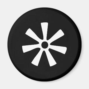 ANANSE NTONTAN   Symbol von Klugheit, Kreativität Magnet