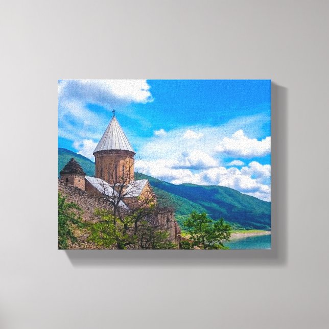 Ananuri Castle Georgia Leinwanddruck (Vorderseite)
