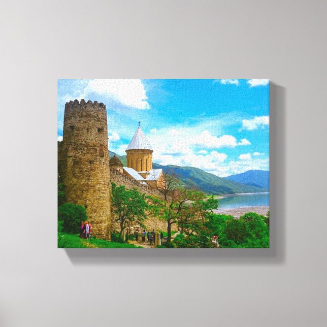 Ananuri Castle Georgia Leinwanddruck (Vorderseite)