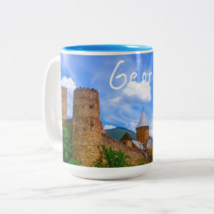 Ananuri Castle Georgia Zweifarbige Tasse