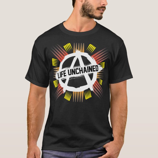 Anarchapulco schwarzes T-Shirt (Vorderseite)