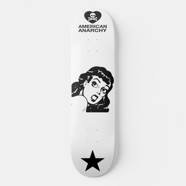 Anarchie Art - Skateboard (Vorderseite)