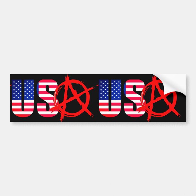 Anarchie in der... USA Autoaufkleber (Vorne)