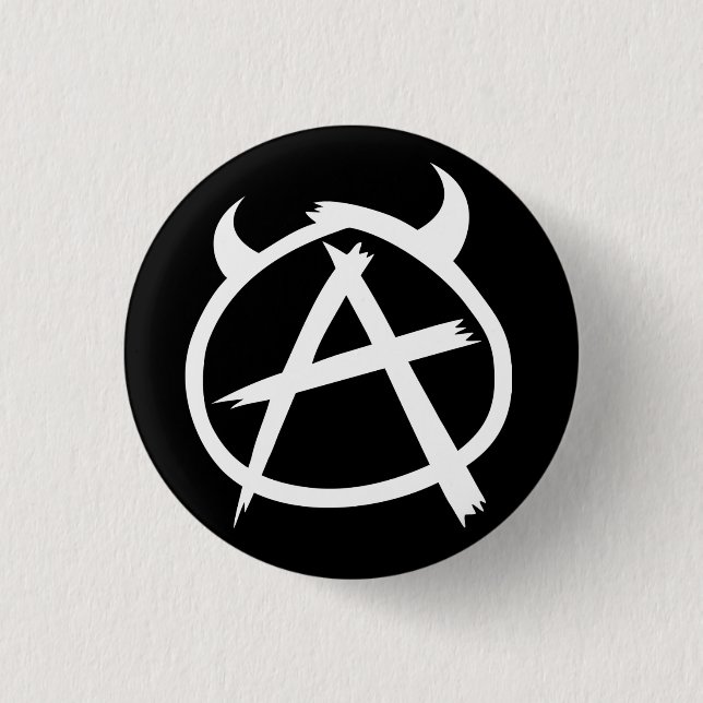 Anarchie-Knopf Button (Vorderseite)