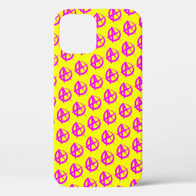 Anarchie Muster Case-Mate iPhone Hülle (Rückseite)