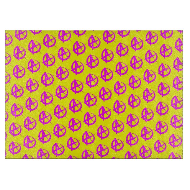 Anarchie Muster Schneidebrett (Vorderseite)