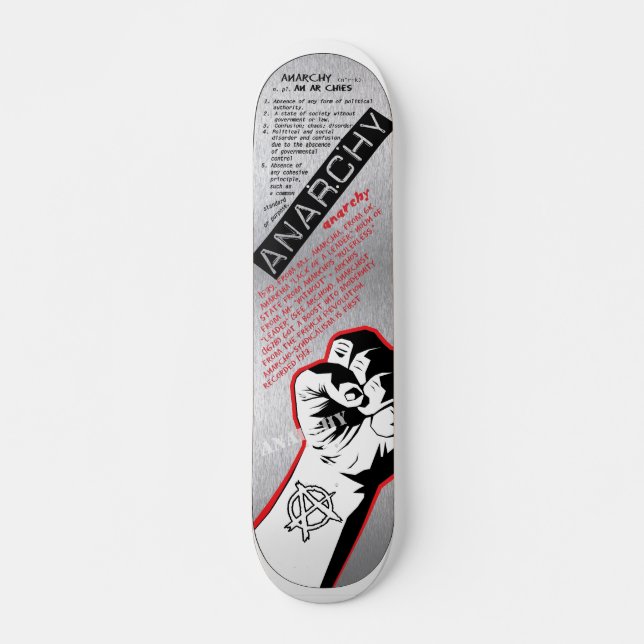 Anarchie-Skateboarddefinition Skateboard (Vorne)
