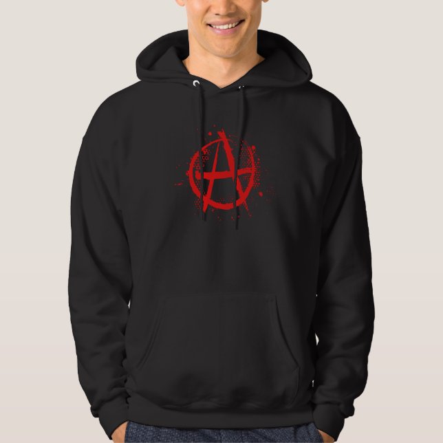 Anarchie-Symbol 2 Hoodie (Vorderseite)